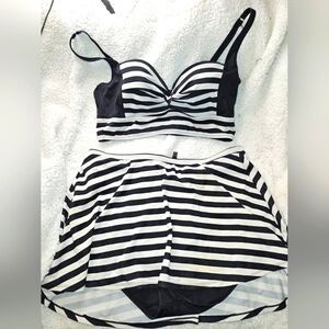 Vintage style plus size bikini